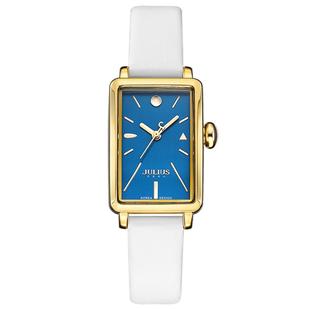 聚利时手表女小众轻奢方形精致小巧2026新款高级感皮带女士石英表