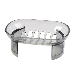 大号高脚肥皂盒透明日式简约香皂盒家用卫生间浴室沥水皂盒可叠加