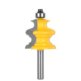 木工纤腰扶手刀1/4修边机1/2柄刀具雕刻刀头橱柜线条成型铣刀工具