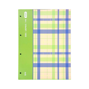 三年二班  A4可撕四孔活页本笔记本本子高颜值ins风学习文具手账本初高中生专用考研计划本日记本记事本错题