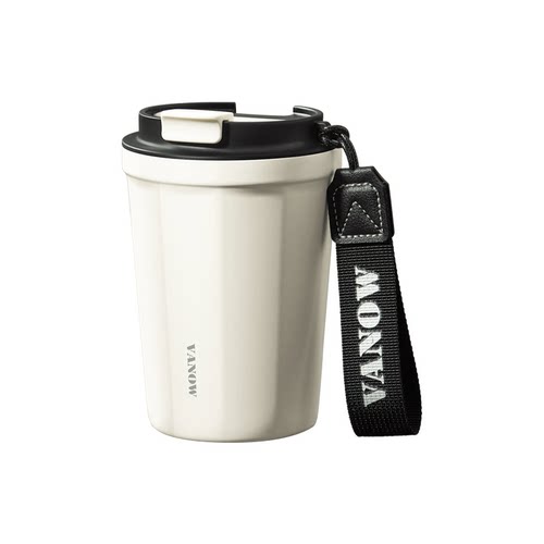 Vanow咖啡杯保温杯随行陶瓷内胆女士男外出便携带马克小巧水杯子