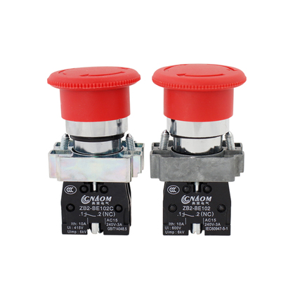 急停按钮开关自锁蘑菇头