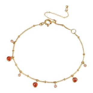 ARSIS银饰秘密花园仲夏蓝调吊坠手链高级红色手绳精致百搭女新款