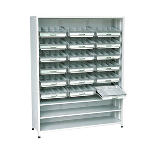 医院药房西药柜 药店大容量药品柜导轨 诊所抽拉式药盘柜分类清晰