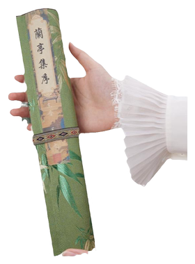 兰亭集序卷轴兰亭序字画真迹手写