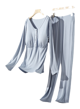 月子服产后哺乳孕妇睡衣出院冬季