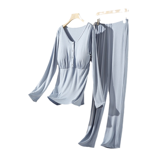 月子服套装产后哺乳孕妇睡衣怀孕期产妇出院服春秋冬季夏季薄款坐