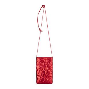 Marimekko【Unikko游霓可印花】新年亮红色时尚单肩包