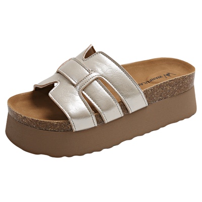 松糕厚底勃肯凉拖鞋外穿防滑沙滩