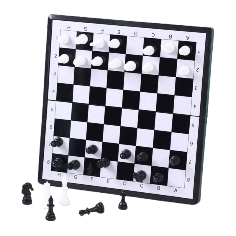 磁性国际象棋折叠式便携式儿童小学生成人益智磁石磁吸磁力带棋盘