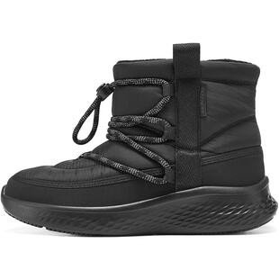 斯凯奇outlets儿童雪地靴男童秋冬款加绒保暖运动鞋舒适休闲靴子