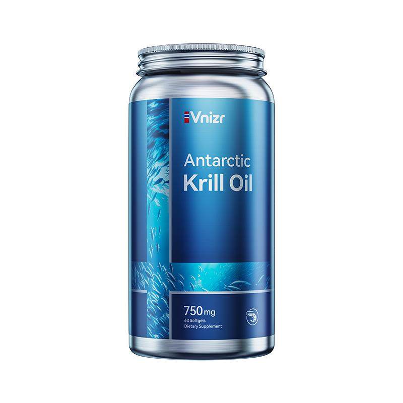 挪威Vnizr医维森南极磷虾油omega3高浓度深海鱼油软胶囊中老年人
