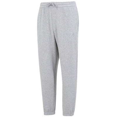 阿迪达斯男裤子官方旗舰正品春季灰色运动裤男士针织收脚长裤男款