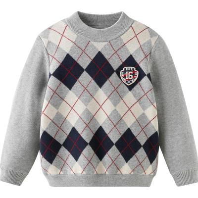 戴维贝拉男童半高领毛衣衫