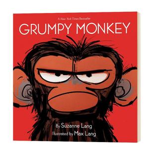 暴怒猴 Grumpy Monkey 脾气暴躁的猴子 英文原版书 0-3岁幼儿情绪管理绘本 图画故事书 进口原版英语书籍 Random House USA