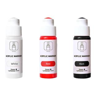 美邦涂鸦流淌笔18mm粗海绵头丙烯马克笔高颜值绘画记号笔防水防晒