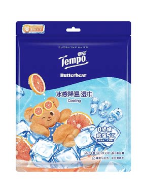 Tempo得宝凉感湿巾户外便携