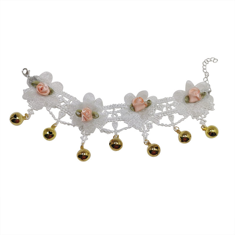 脚链铃铛元夕同款舞蹈道具花边声音清脆有声腰围绳女脚链手链铃铛