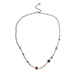 周雨彤正品贸易珠.贝壳小叶紫檀多元素冲浪项链