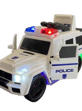 男孩子手提灯笼警车玩具