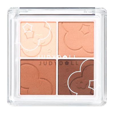 橘朵闪亮哑光眼影新手朵朵四色盘