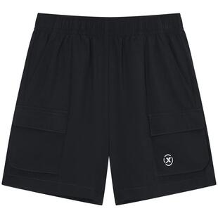 特步童装夏季新款中大童透气舒适儿童运动短裤女童凉感梭织五分裤