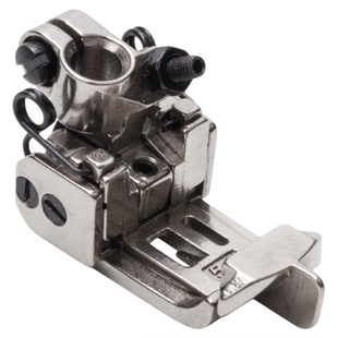 绷缝机5.6中分高低通槽挡边压脚坎车砍车不藏止口定位三针五线用