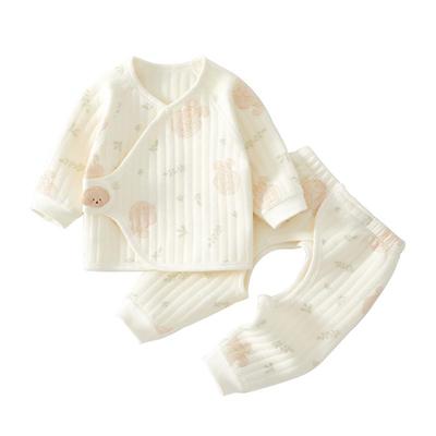 温巢婴儿衣服秋冬夹棉保暖套装