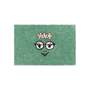 赛波斯巴巴爸爸合作款地垫子吸水防滑浴室可爱少女地毯青山美宿