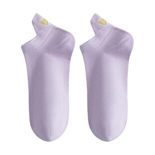 恒源祥无骨袜子女士短袜纯棉抗菌消臭吸汗透气秋季冬款不掉跟船袜