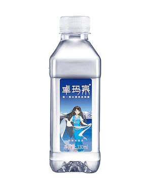 卓玛泉天然饮用水330ml*24瓶弱碱