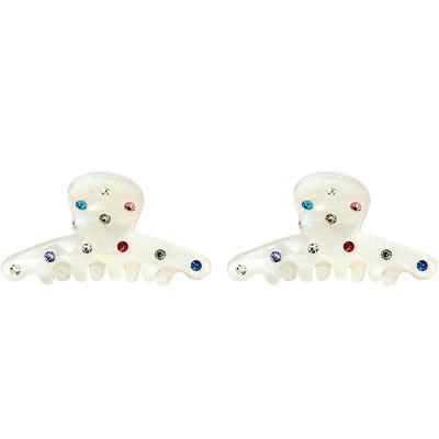 兰诺彩色醋酸抓夹女对夹