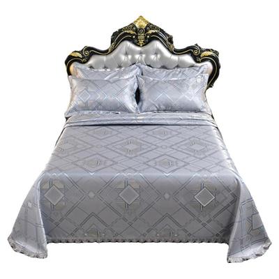 凉席三件套色织提花冰丝凉席