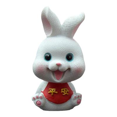 车载可爱摇头小兔子摆件