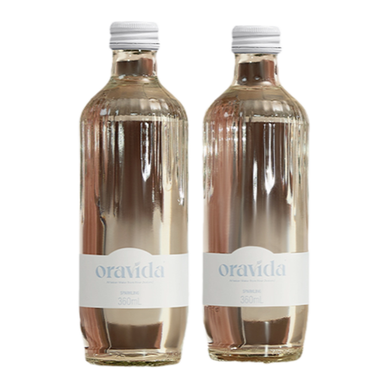 【米其林佐餐水】Oravida兰维乐新西兰进口瓶装矿泉水360ml 充气