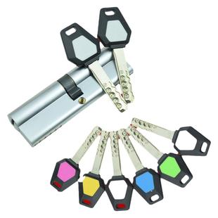 处理 防盗门C级通用型正品K36子母珠全铜锁芯 进户大门锁椭圆锁孔