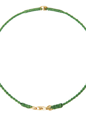 轻奢补木钻石极细绿色手绳手链