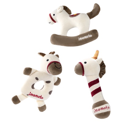 imomto婴儿手摇铃生日礼物