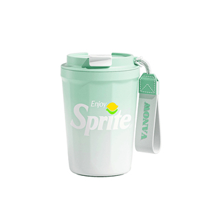 Vanow咖啡杯保温杯女生2025新款高颜值男陶瓷内胆外带随行水杯子