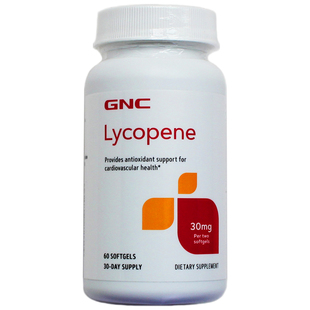 美版26年8GNC番茄红素60粒前列30mg美国原装正品Lycopene 健安喜
