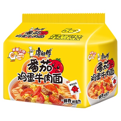康师傅经典袋装方便面115g×5袋