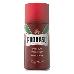 PRORASO博拉索男士剃须泡沫檀香意大利进口刮胡膏软化胡须300ML
