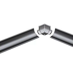 德广阴角收边条铝合金踢脚线遮丑墙面楼梯踏步踢脚线卫生间踢脚线