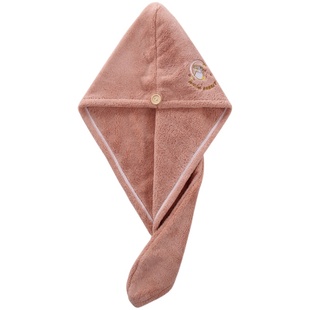 图强珊瑚绒干发帽2毛巾组合套装家用男女成人吸水擦头浴帽洗脸巾