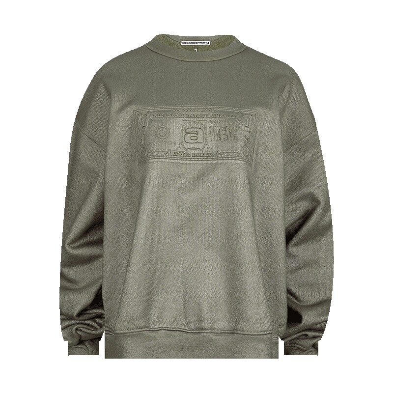 AlexanderWang印花压纹卫衣女士