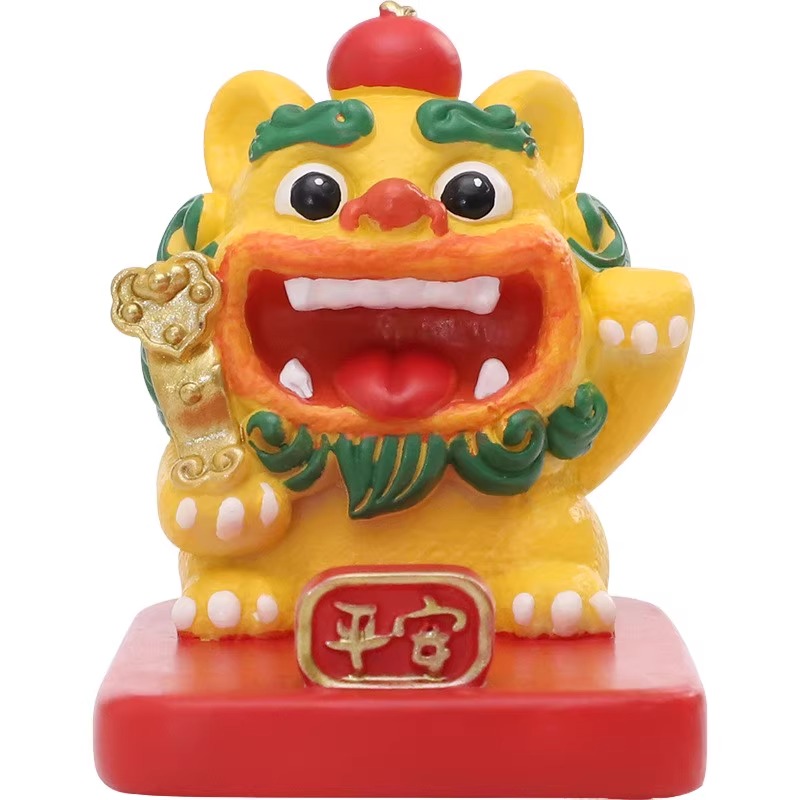 福建泉州文创纪念品石敢当小狮子手机支架桌面风狮爷摆件厦门特产