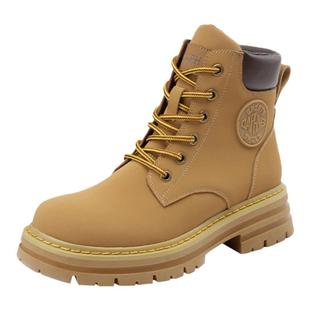 达芙妮马丁靴女2026新款英伦风厚底春季短靴秋冬靴子登山春款加厚