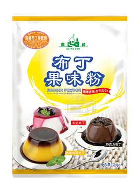 广村布丁粉1000g芒果草莓牛奶