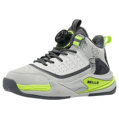 百丽官方正品儿童加绒运动鞋棉鞋