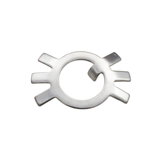 金固盈304不锈钢圆螺母止动垫片垫圈止退垫圈六爪垫圈锁紧片GB858